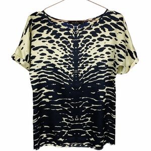 The Limited Abstract Symmetry Print Blouse‎